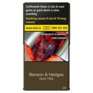 BENSON & HEDGES GOLD 100'S