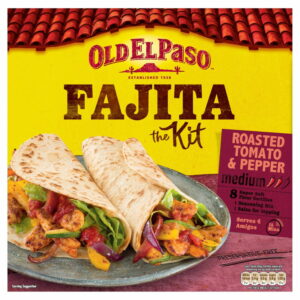 OLD EL PASO FAJITA KIT RSTD TOM&PEP