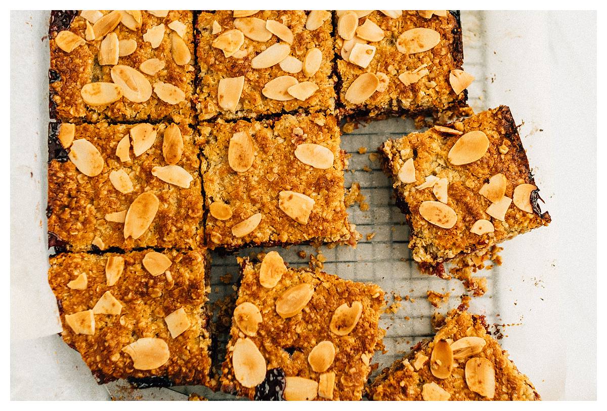 BAKEWELL STYLE FLAPJACK