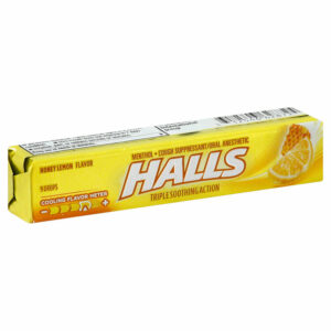 HALLS HONEY AND LEMON