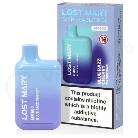 LOST MARY BLUE RAZZ CHERRY