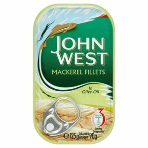 JOHN WEST MACKEREL FILLETS IN OIL