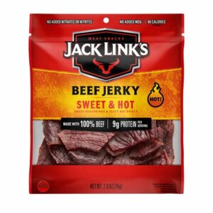 JACK LINKS SWEET & HOT BEEF JERKY CLIP STR