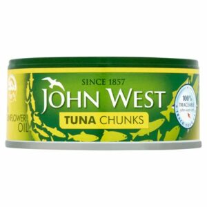 JOHN WEST TUNA CHUNKS IN OIL