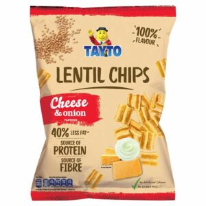 TAYTO LENTIL CHIPS CHEESE & ONION