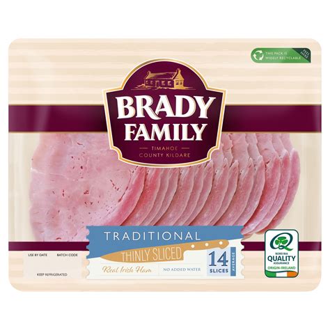 BRADY FAMILY F/PK THIN TRAD HAM 120GRM