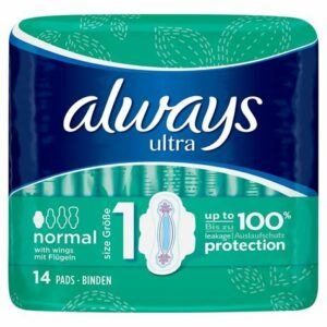 ALWAYS ULTRA PADS NORMAL PLUS