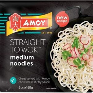 AMOY STRAIGHT TO WOK MEDIUM NOODLES